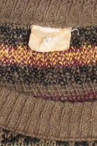 Vintage Striped Knit 80s Sweater 4518