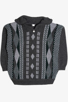 Vintage Tennis Quarter-Zip 80s Sweater