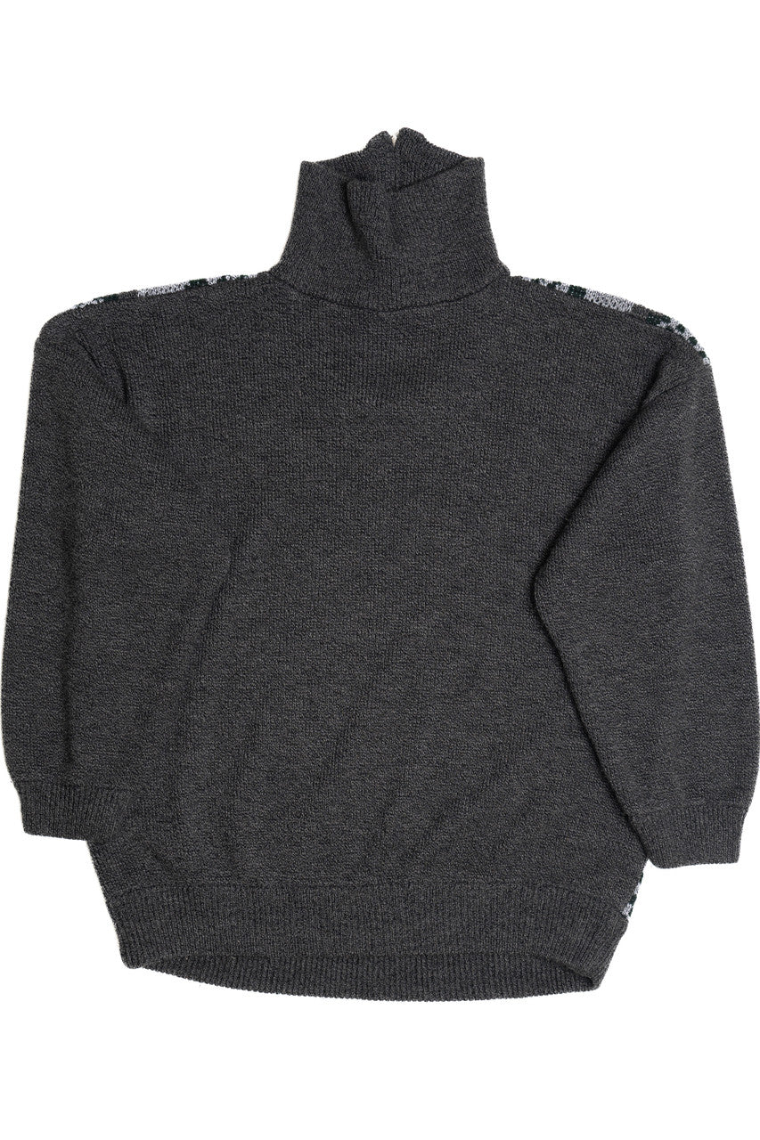 Vintage Tennis Quarter-Zip 80s Sweater
