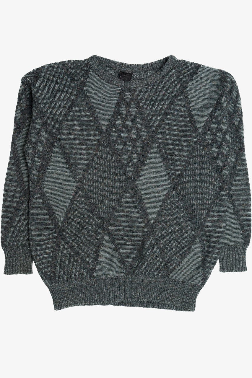Vintage Diamond Pattern 80s Sweater 4531