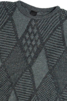 Vintage Diamond Pattern 80s Sweater 4531