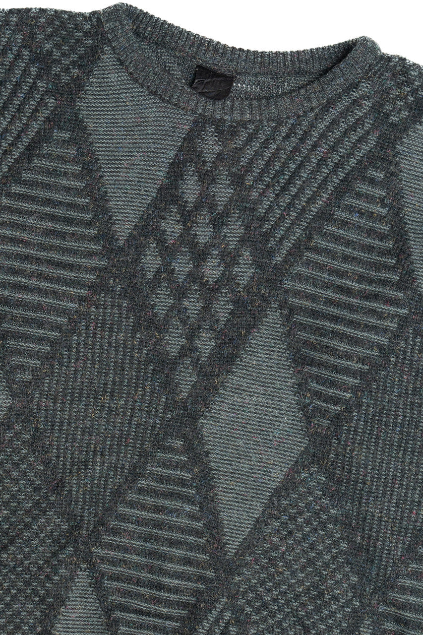 Vintage Diamond Pattern 80s Sweater 4531