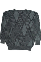 Vintage Diamond Pattern 80s Sweater 4531
