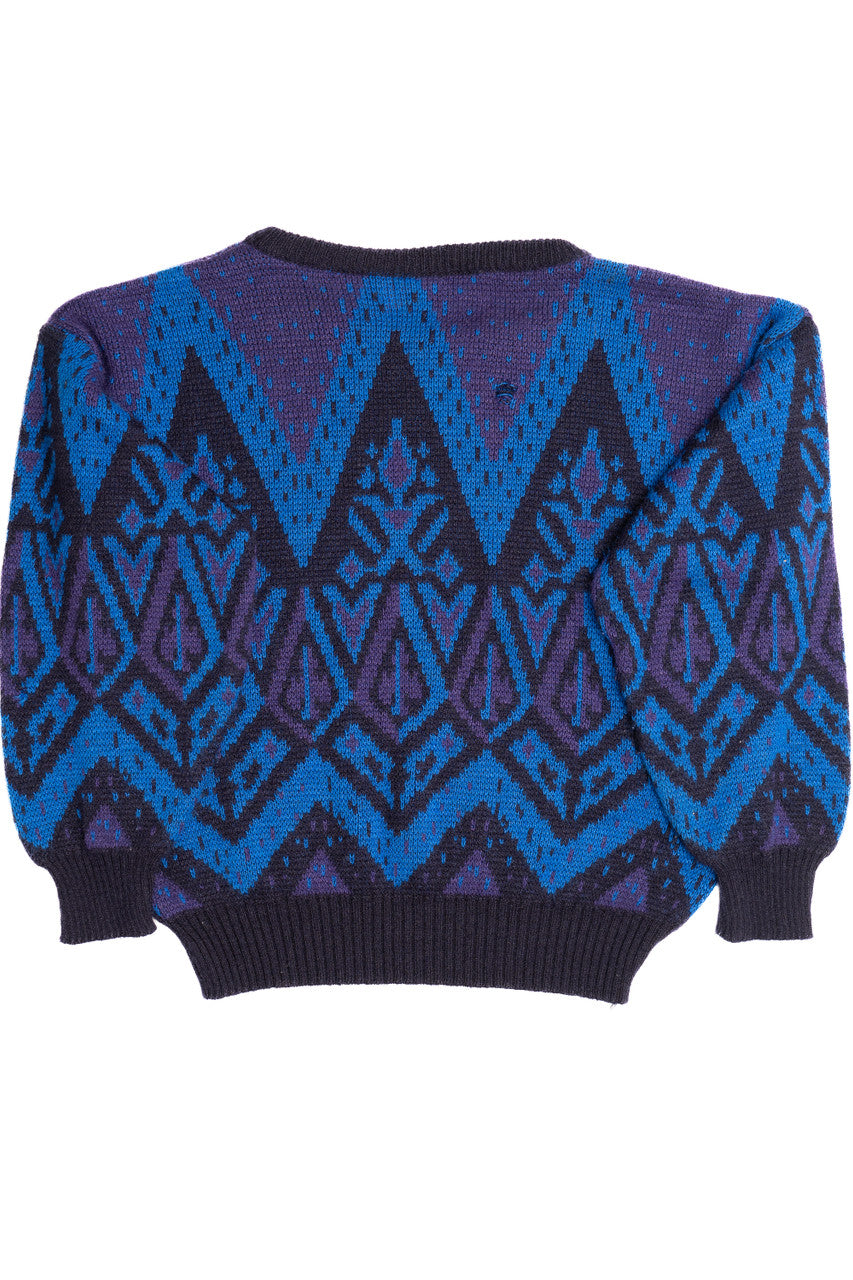 Vintage Ram Purple & Blue 80s Sweater