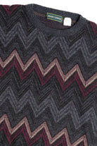 Vintage Argyle Marc Lewis 80s Sweater
