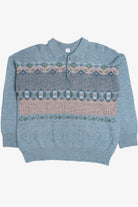Vintage Likos Two Button 80s Sweater