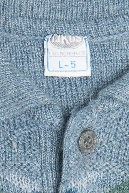 Vintage Likos Two Button 80s Sweater