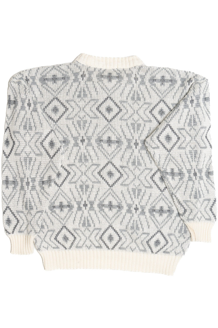 Vintage Geometric St. Michael 80s Sweater 4546