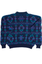 Vintage Todays News Bright 80s Sweater
