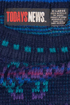 Vintage Todays News Bright 80s Sweater