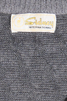 Vintage Sidney International V-Neck 80s Sweater