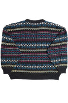 Vintage Geometric Striped 80s Sweater 4558