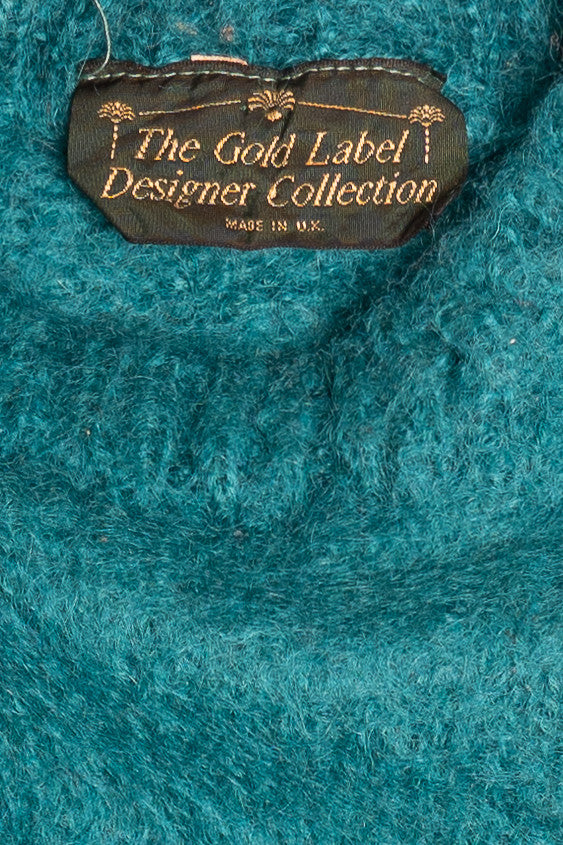 Vintage Floral Applique The Gold Collection 80s Sweater (1980s)