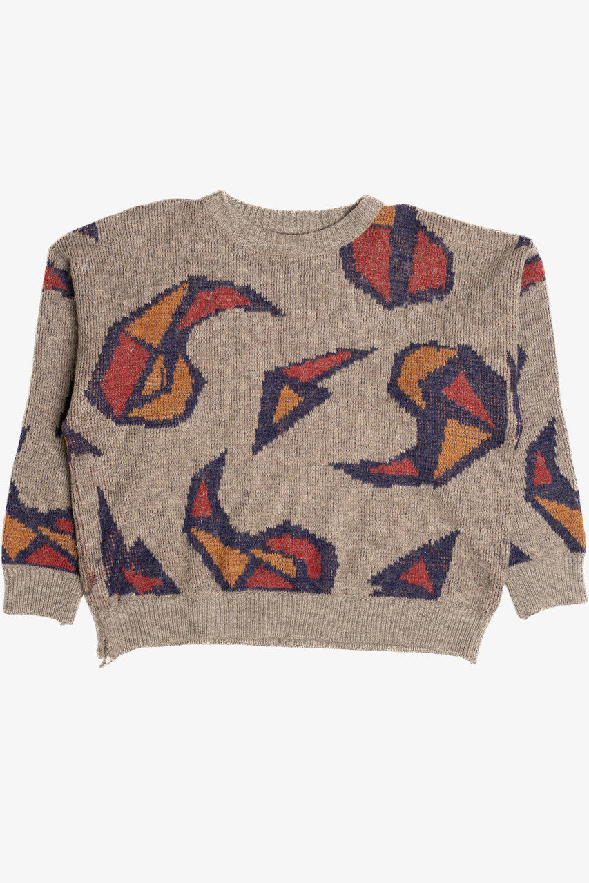 Vintage Graphic Paisley 80s Sweater (1980s)