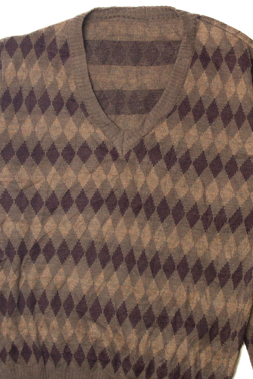 Vintage  Argyle 80s Sweater