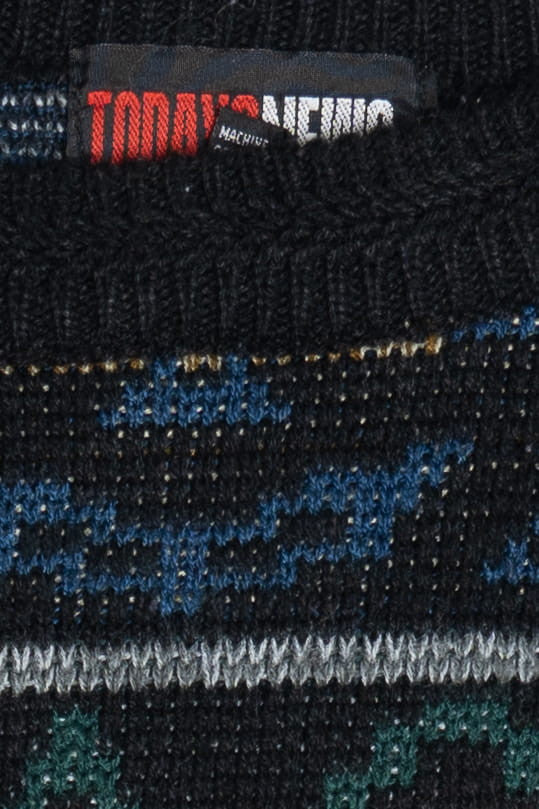 Vintage Today's News 80s Sweater (1980s) 4652
