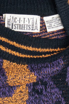 Vintage City Streets Abstract 80s Sweater (1980s)