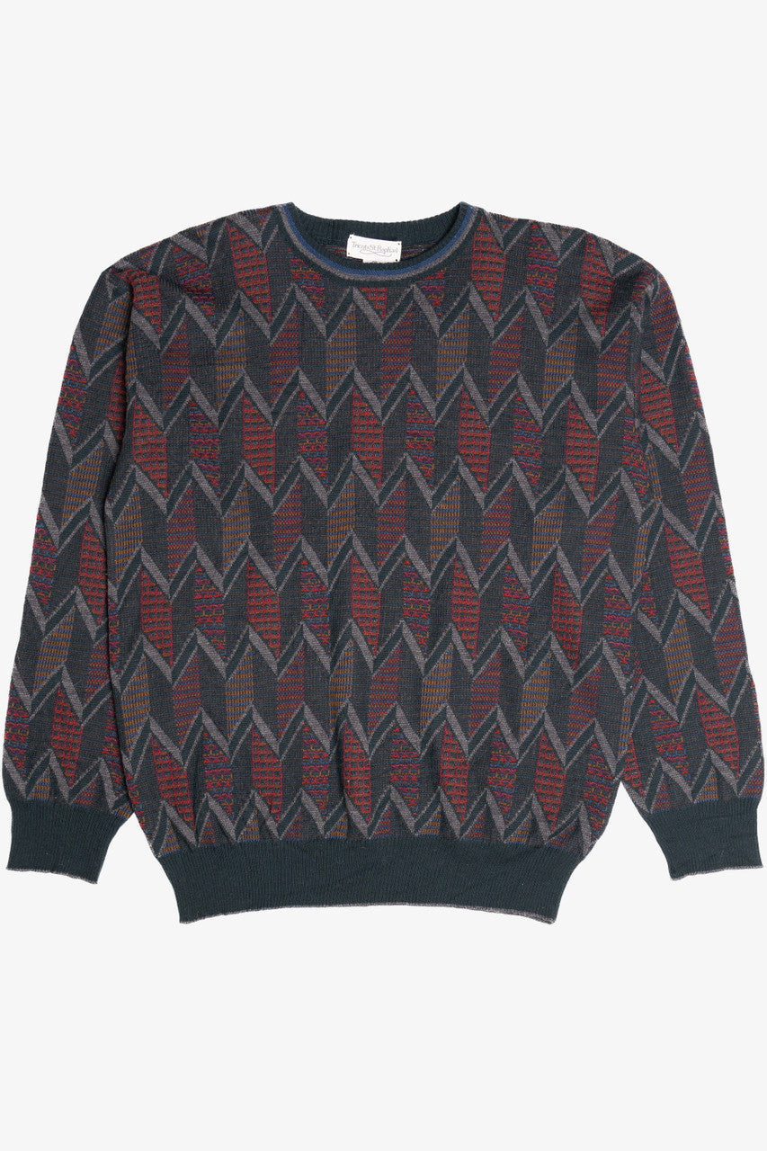 Vintage Tricots St. Raphael Zig Zag 80s Sweater (1980s)
