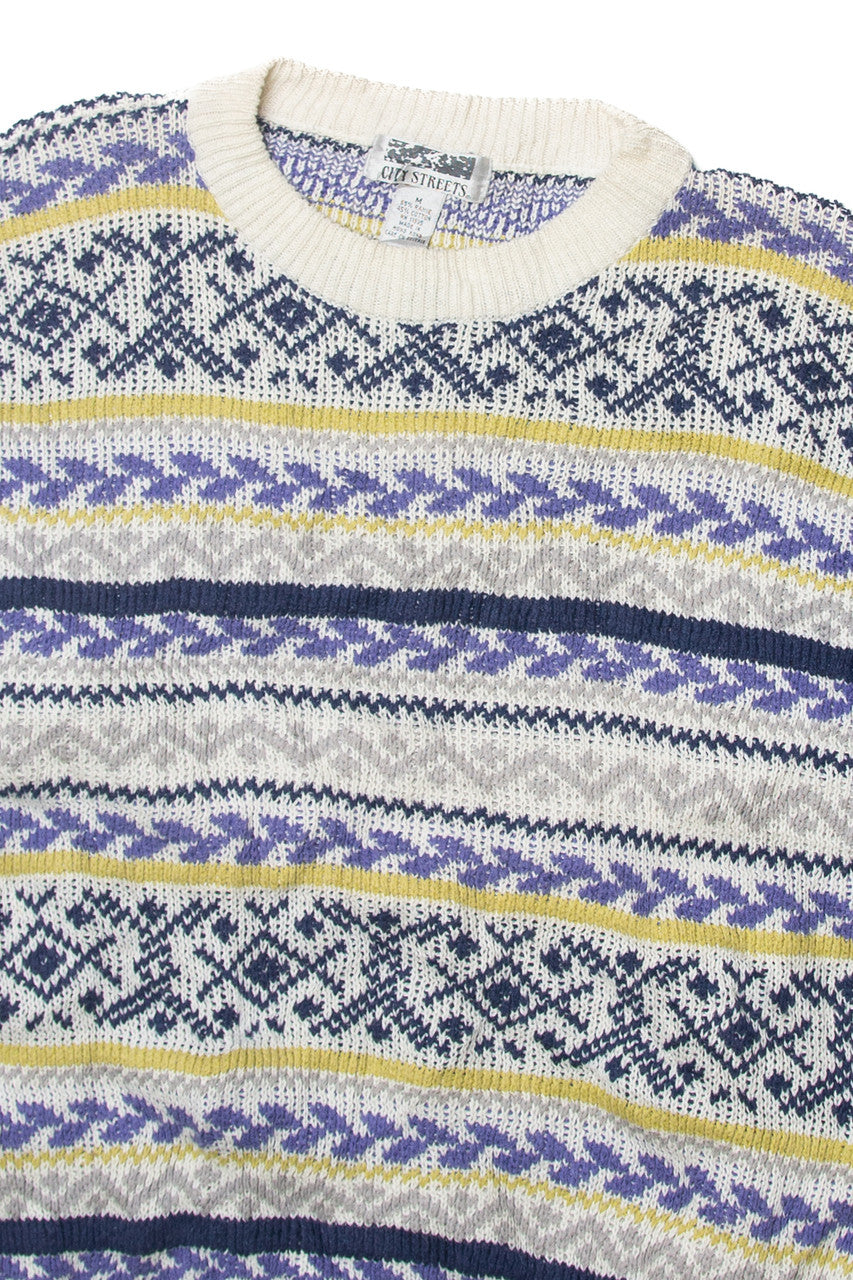 Vintage  City Streets 80s Sweater