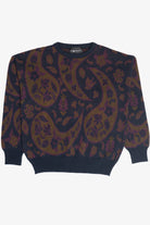 Vintage Paisley J.T. Beckett 80s Sweater (1980s)
