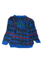 Vintage Authentic Renaissance Plaid 80s Sweater (1980s)