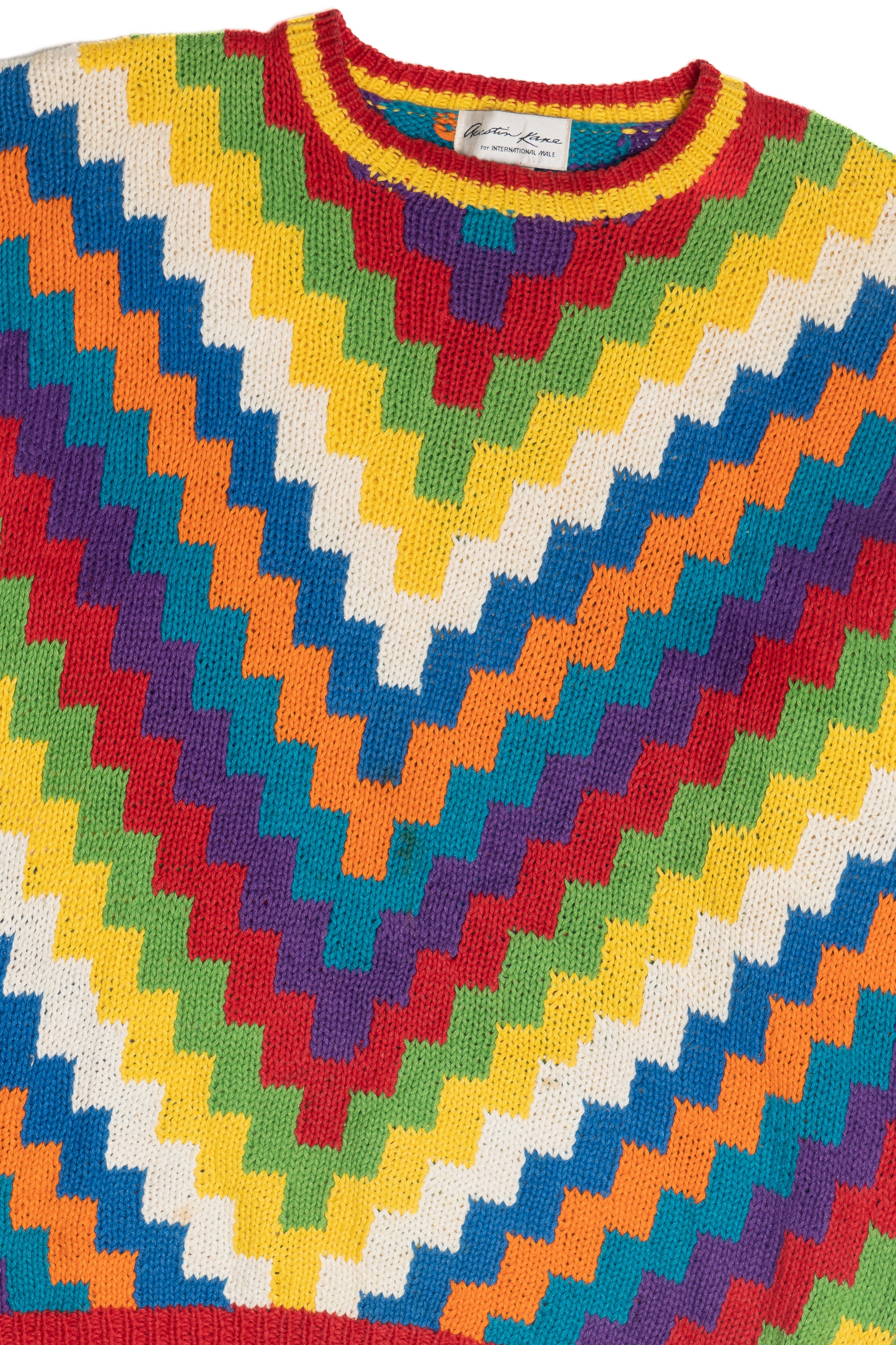 Vintage Austin Kane Rainbow 80s Sweater (1980s)
