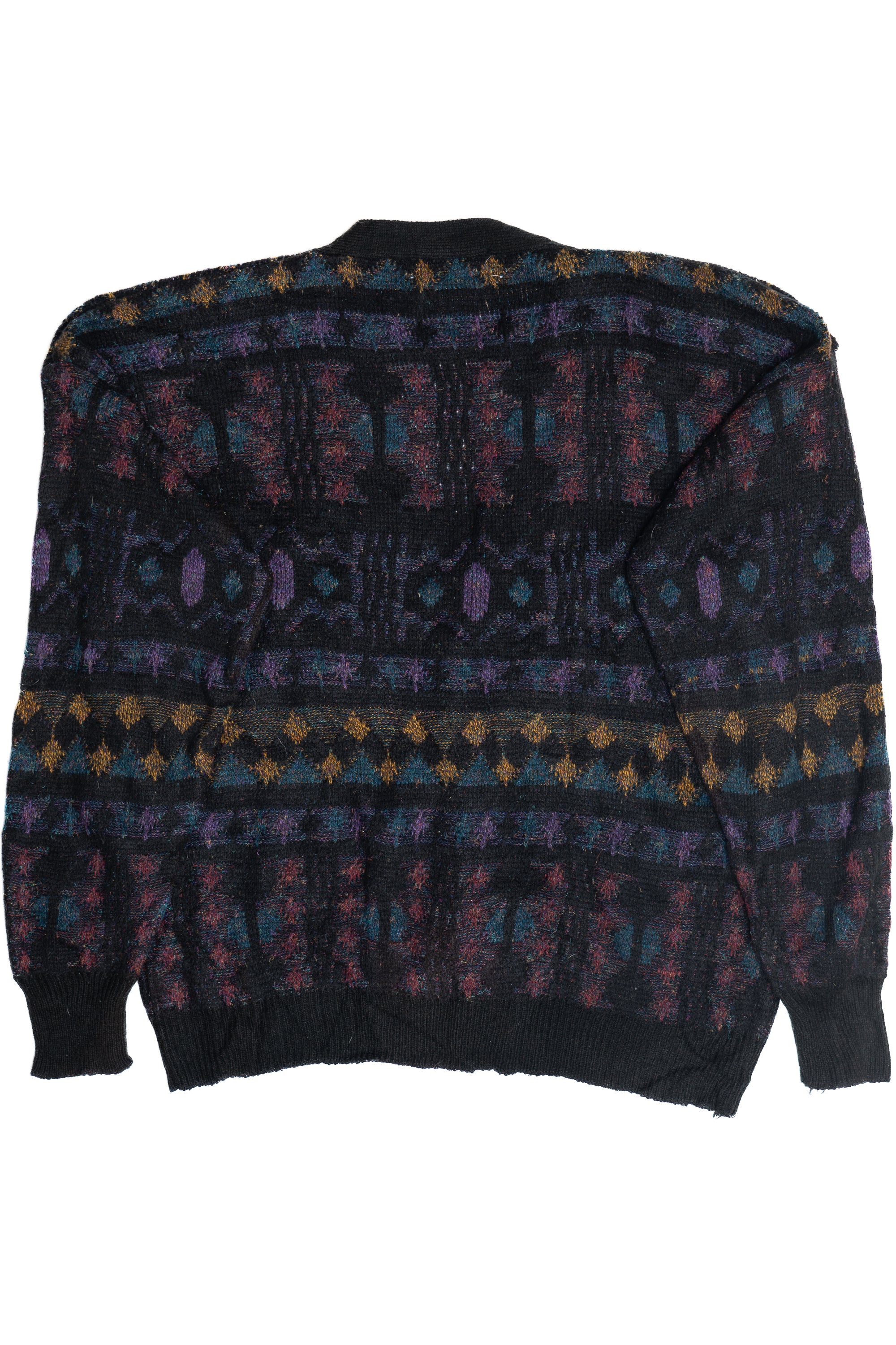 Vintage Expressions Jewel Tones 80s Sweater (1980s)