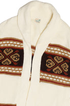 Vintage National Shirt 80s Open Front Sweater (1980s)