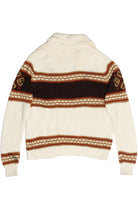 Vintage National Shirt 80s Open Front Sweater (1980s)