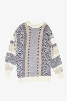 Vintage Blue And White 80s Sweater (1980s)