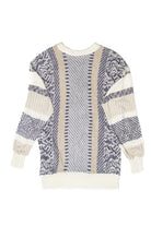 Vintage Blue And White 80s Sweater (1980s)