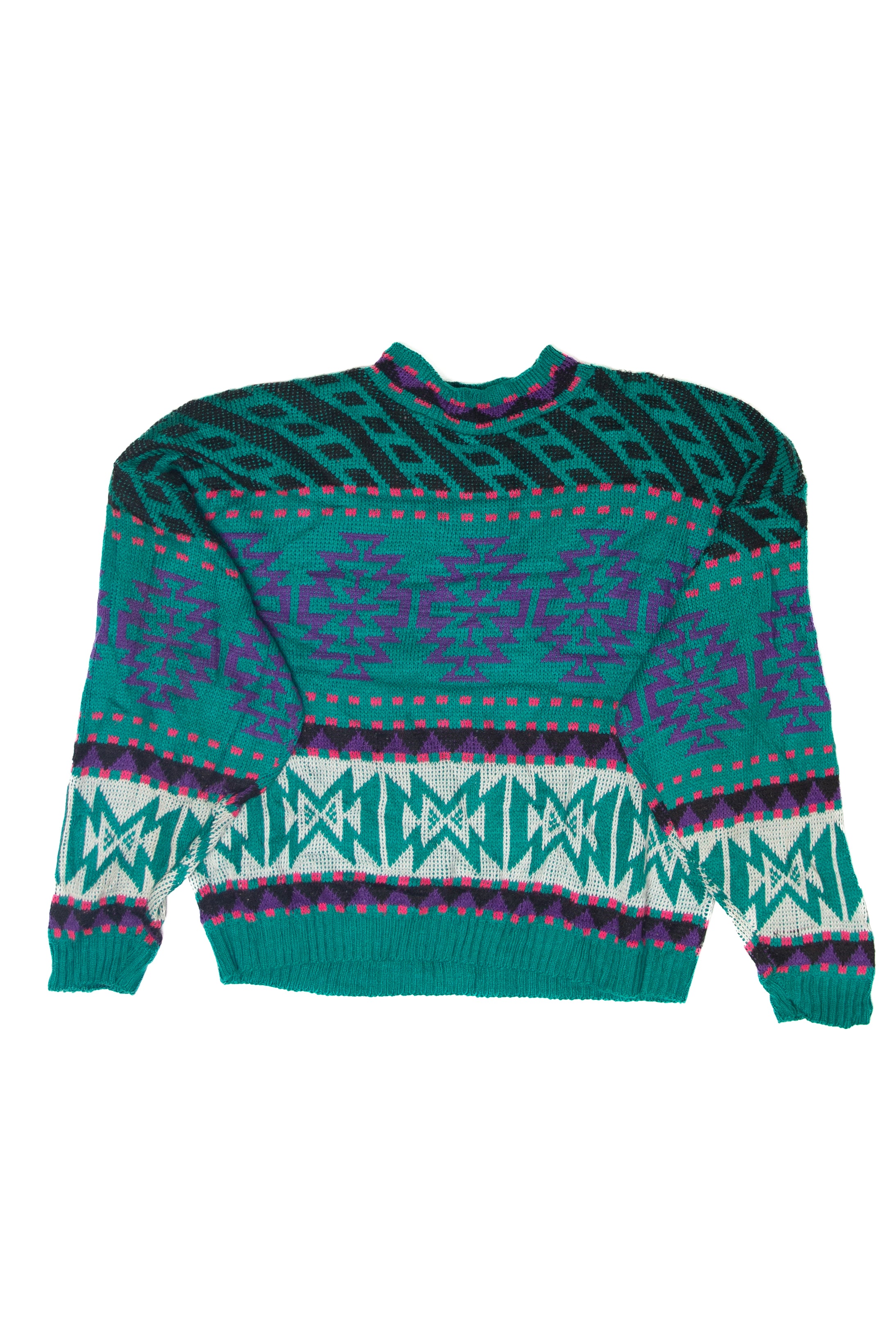 Vintage Blue 80s Sweater (1980s)