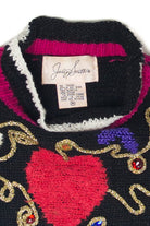 Vintage Jaclyn Smith Rhinstone And Sequin 80s Sweater (1980s)