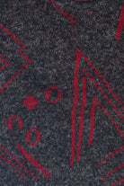 Vintage Dark Gray Italian 80s Sweater (1980s)