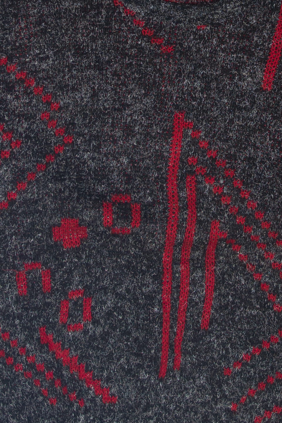 Vintage Dark Gray Italian 80s Sweater (1980s)
