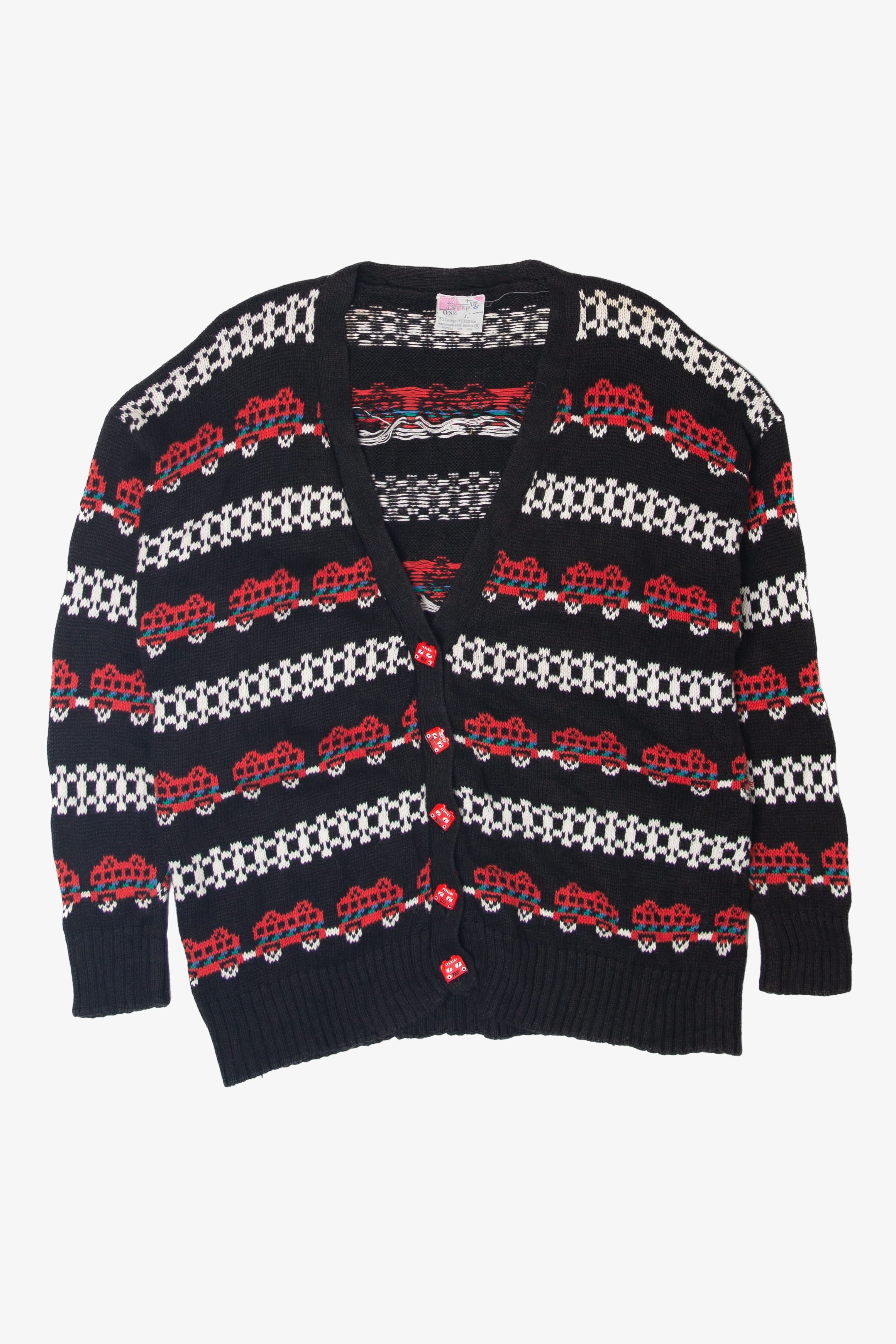 Vintage Trolley 80s Sweater (1980s)
