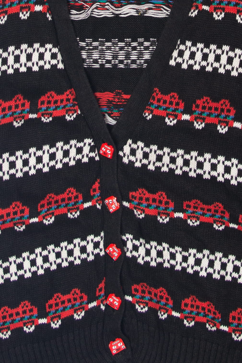 Vintage Trolley 80s Sweater (1980s)