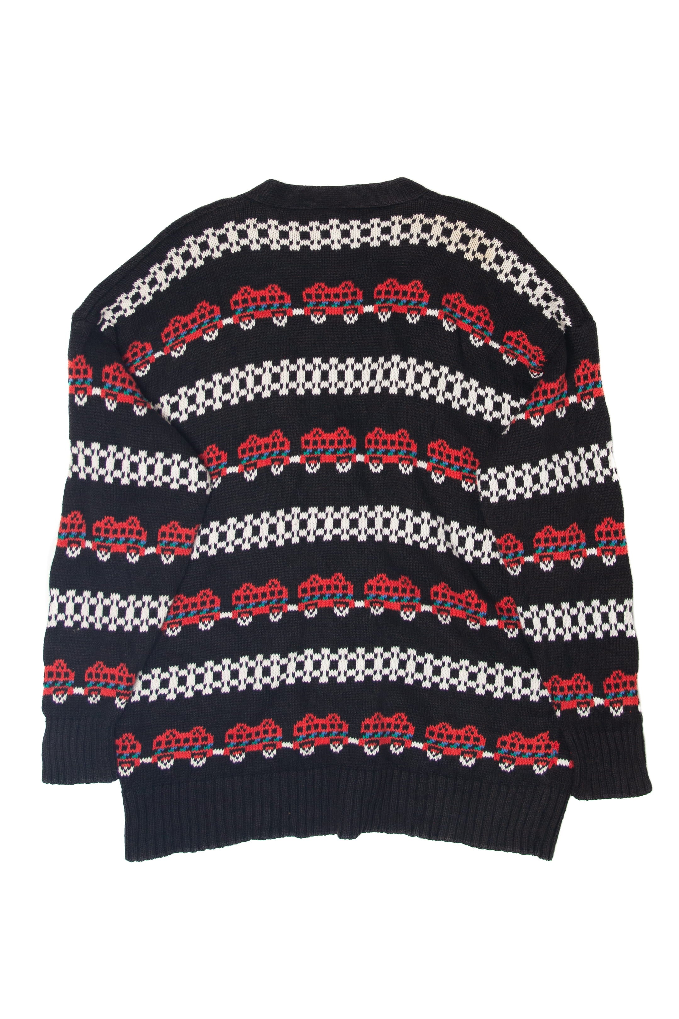 Vintage Trolley 80s Sweater (1980s)