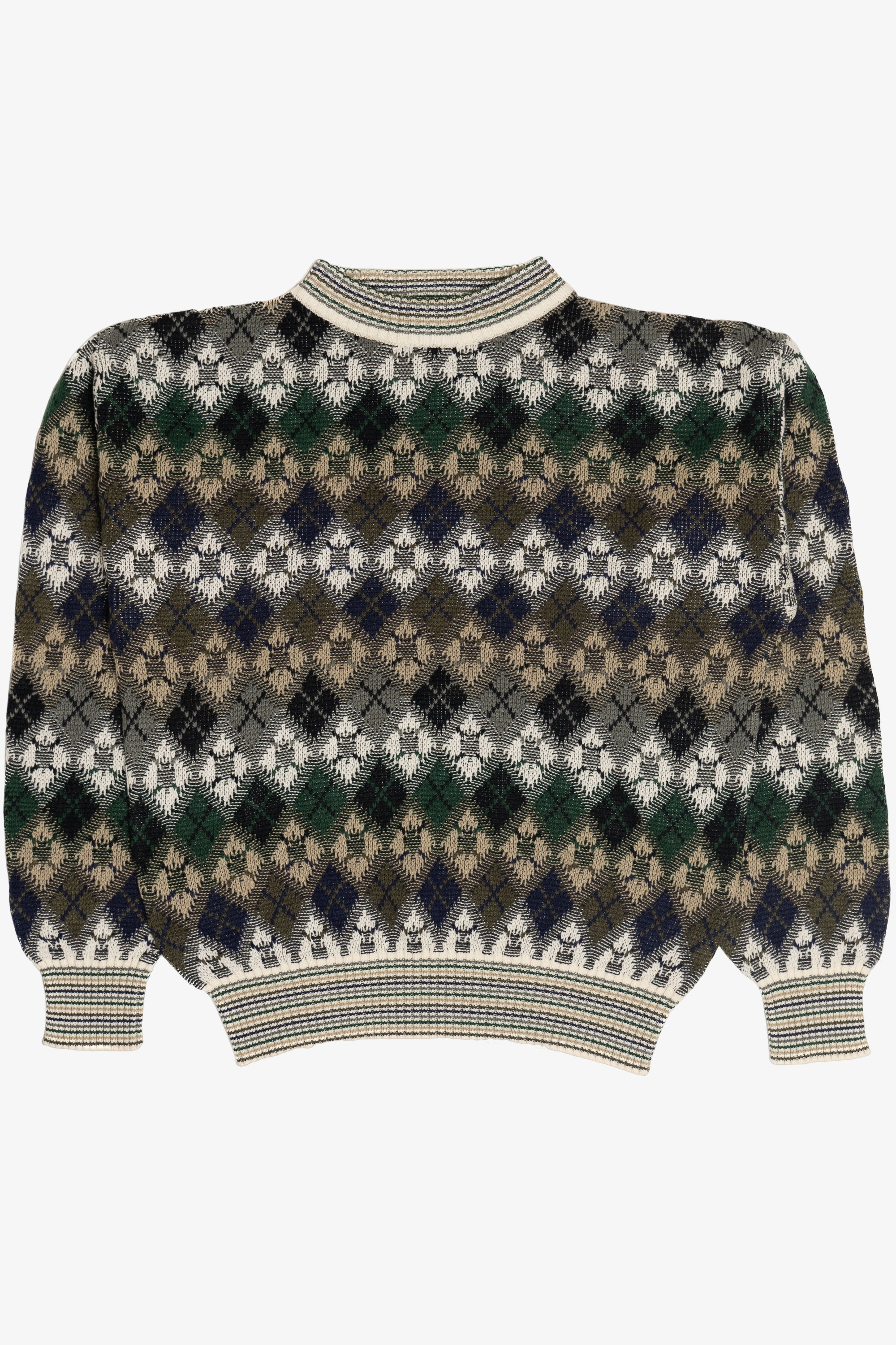 Vintage Classics By Palmhead Argyle 80s Sweater (1980s)