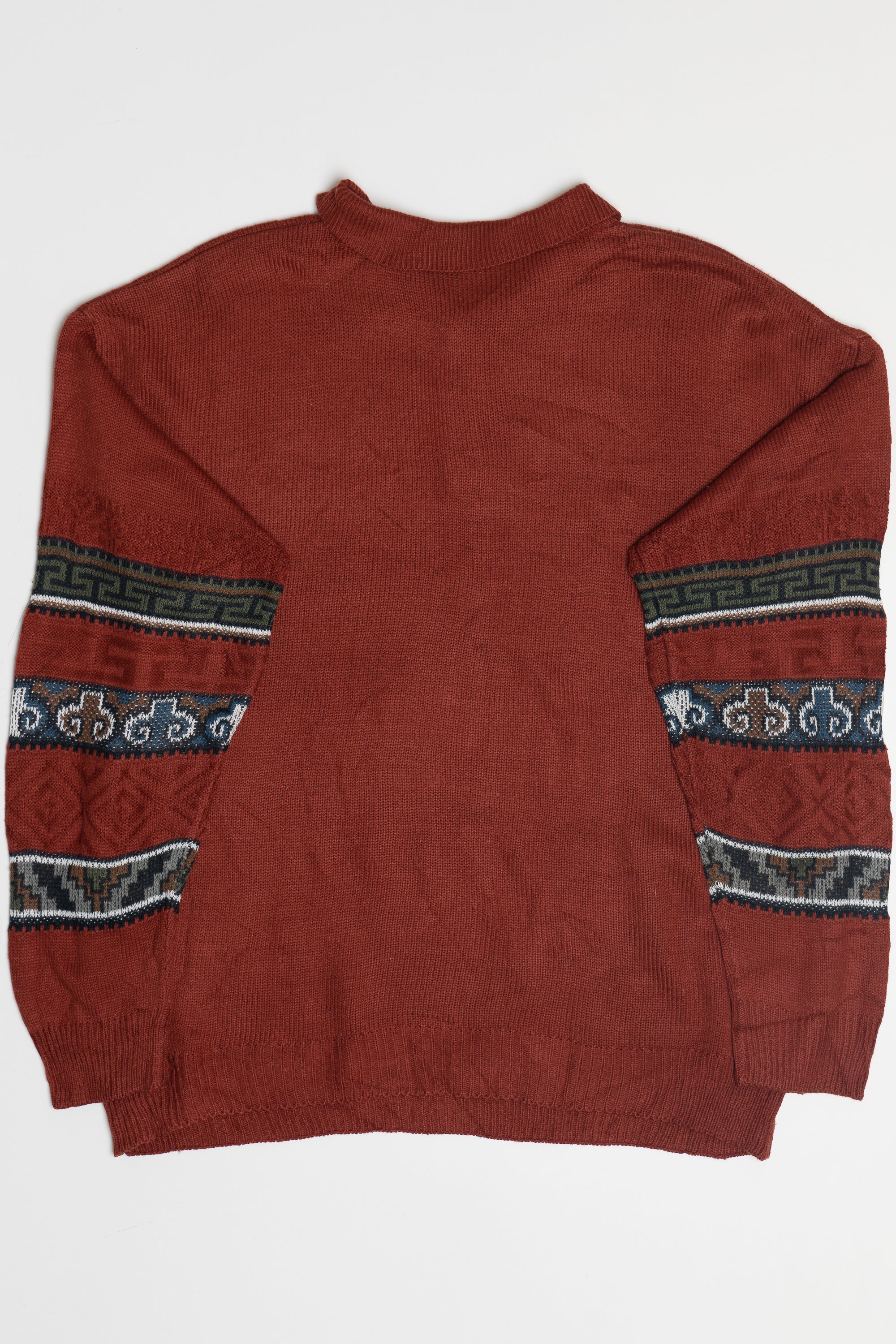 Vintage Three Button Collared 80s Sweater (1980s)