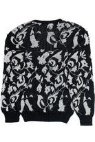 Vintage Damart Floral Pattern 80s Sweater (1980s)
