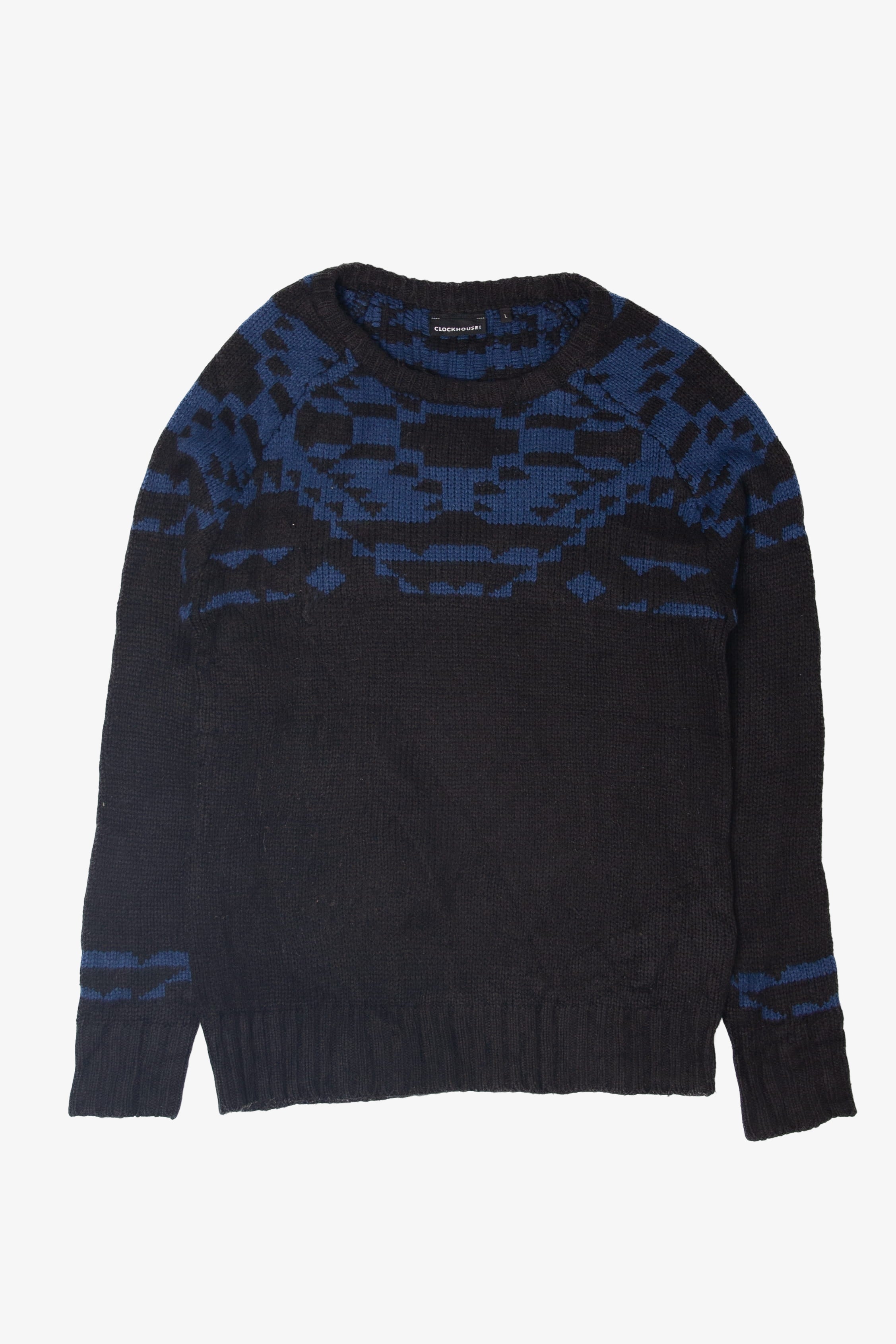 Vintage Clockhouse Elbow Patches 80s Sweater (1980s)