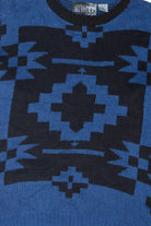 Vintage Canyon River Blues Geometric 80s Sweater (1980s)