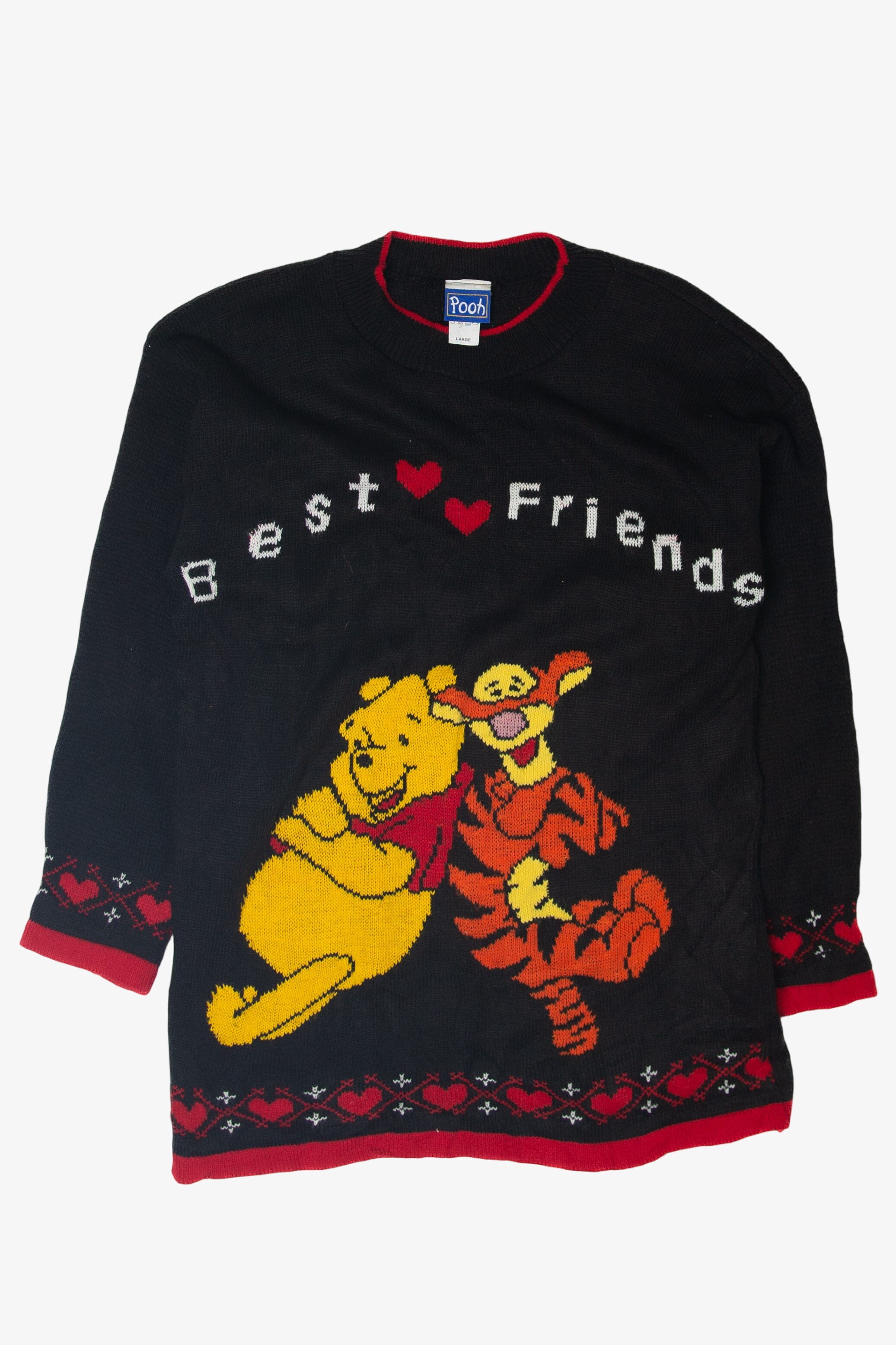 Vintage Winnie The Pooh Tigger "Best Friends" 80s Sweater (1980s)