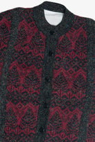 Vintage 80s Lined Cardigan Sweater (1980s)
