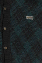 Vintage Paul & Shark Yachting Plaid Lined Cardigan (1980s)