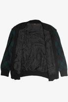 Vintage Paul & Shark Yachting Plaid Lined Cardigan (1980s)