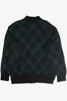 Vintage Paul & Shark Yachting Plaid Lined Cardigan (1980s)