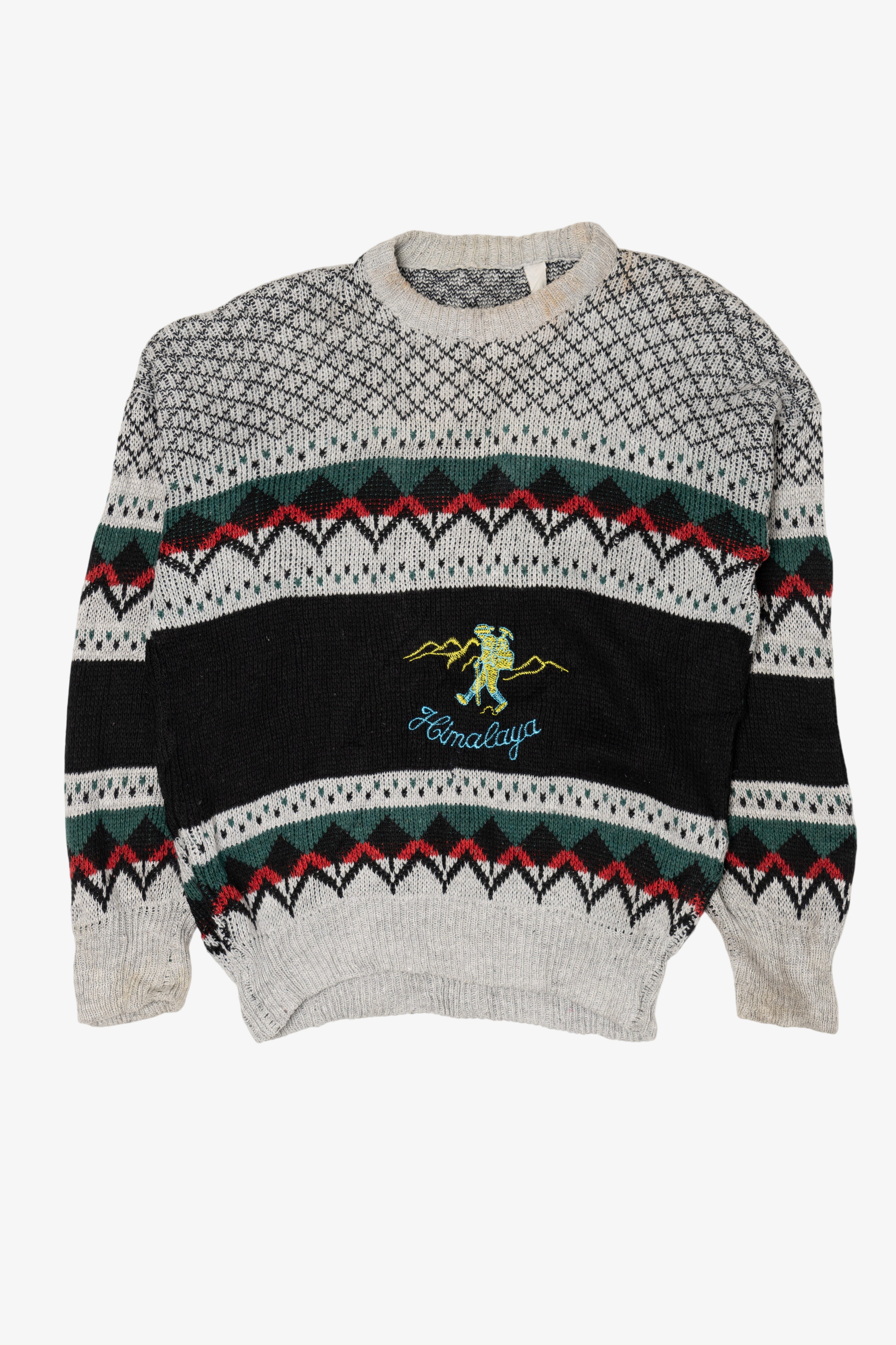 Vintage Himalaya Embroidered 80s Sweater (1980s)