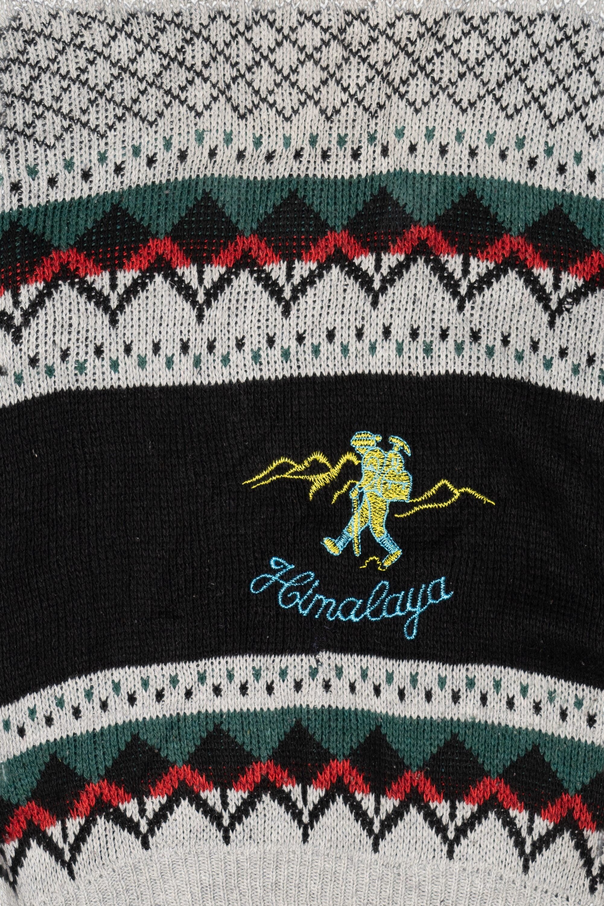 Vintage Himalaya Embroidered 80s Sweater (1980s)